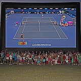 Australian Open on the big screen